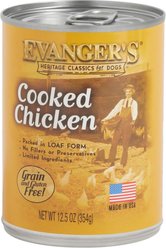Evanger's Classic Recipes Cooked Chicken Grain-Free Canned Dog Food, 12.5-oz, case of 12