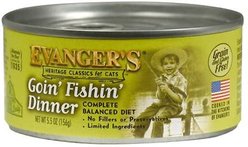 Evanger's Classic Recipes Goin' Fishin' Dinner Grain-Free Canned Cat Food, 5.5-oz, case of 24