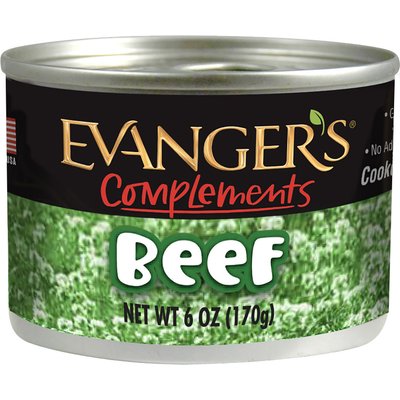 Evanger's Evanger's Beef Canned Dog & Cat Food, 6-oz, case of 24