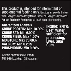 Evanger's Grain-Free Beef Canned Dog & Cat Food, 6-oz, case of 24 slide 2 of 7