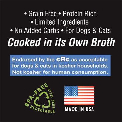 Show full view: Evanger's Grain-Free Buffalo Canned Dog & Cat Food, 6-oz, case of 24 slide 4 of 7