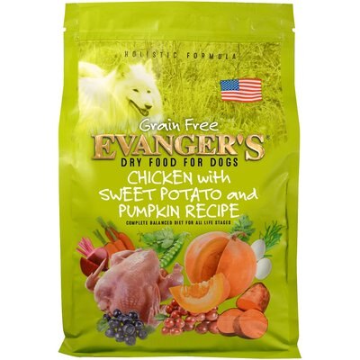 Evanger's Evanger's Chicken with Sweet Potato & Pumpkin Dog Food, 4.4-lb