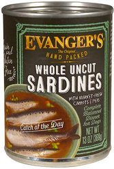 Evanger's Grain-Free Hand Packed Catch of the Day Canned Dog Food, 12-oz, case of 12