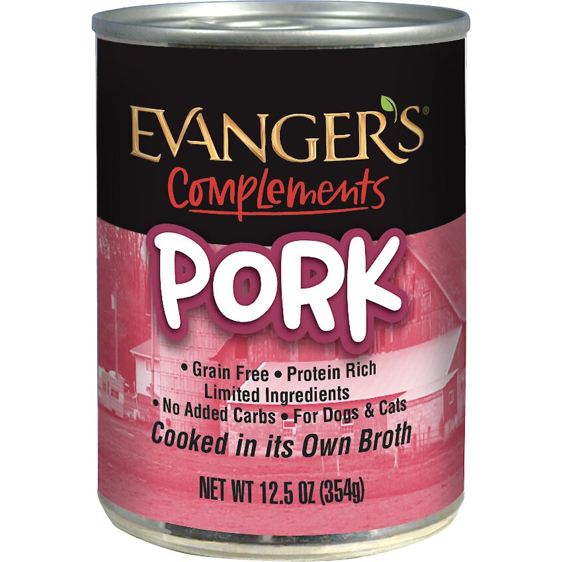 Evanger's Pork Canned Dog & Cat Food, 13-oz, case of 12