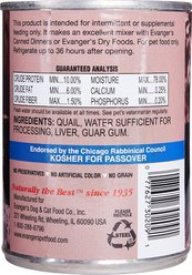 Evanger's Grain-Free Quail Canned Dog & Cat Food, 12.5-oz, case of 12 slide 2 of 6