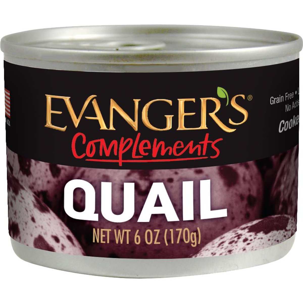 Evanger's Grain-Free Quail Canned Dog & Cat Food, 6-oz, case of 24