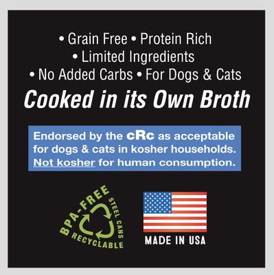 Show full view: Evanger's Grain-Free Salmon Canned Dog & Cat Food Supplement, 12.8-oz, case of 12 slide 3 of 8