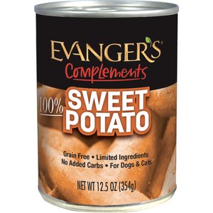 Evanger's Grain-Free Sweet Potato Canned Dog & Cat Food Supplement Evanger's Grain-Free Sweet Potato Canned Dog & Cat Food Supplement