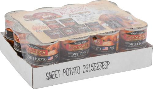 Show full view: Evanger's Grain-Free Sweet Potato Canned Dog & Cat Food Supplement, 6-oz, case of 24 slide 3 of 3