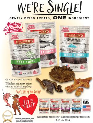 Show full view: Evanger's Nothing but Natural Beef Hearts Gently Dried Dog & Cat Treats, 3.5-oz bag slide 6 of 8
