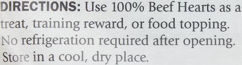 Show full view: Evanger's Nothing but Natural Beef Hearts Gently Dried Dog & Cat Treats, 3.5-oz bag slide 7 of 8