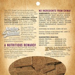 Evanger's Nothing But Natural Buffalo with Fruits & Vegetables Jerky Dog Treats, 4.5-oz bag slide 2 of 5