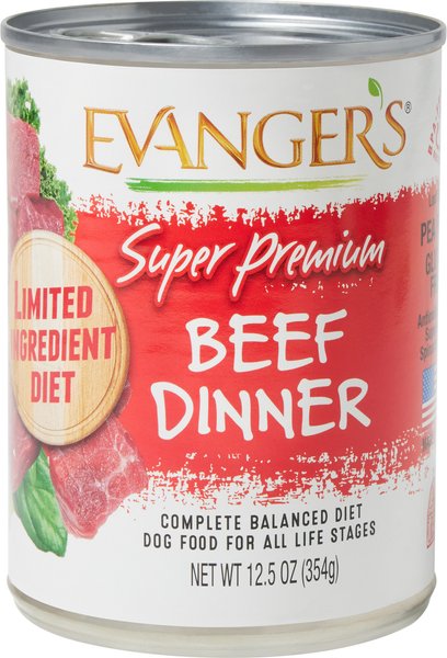 Evanger's Venison & Beef Dinner Grain-Free Canned Dog Food, 12.8-oz, case of 12 Evanger's Venison & Beef Dinner Grain-Free Canned Dog Food, 12.8-oz, case of 12
