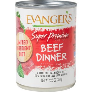 Evanger's Venison & Beef Dinner Grain-Free Canned Dog Food, 12.8-oz, case of 12 Evanger's Venison & Beef Dinner Grain-Free Canned Dog Food, 12.8-oz, case of 12