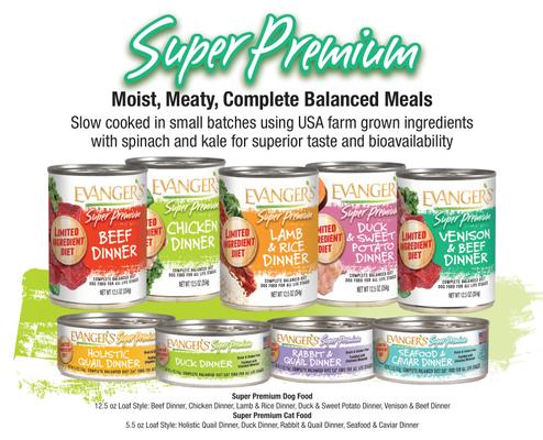 Show full view: Evanger's Super Premium Seafood & Caviar Dinner Grain-Free Canned Cat Food, 5.5-oz, case of 24 slide 6 of 7