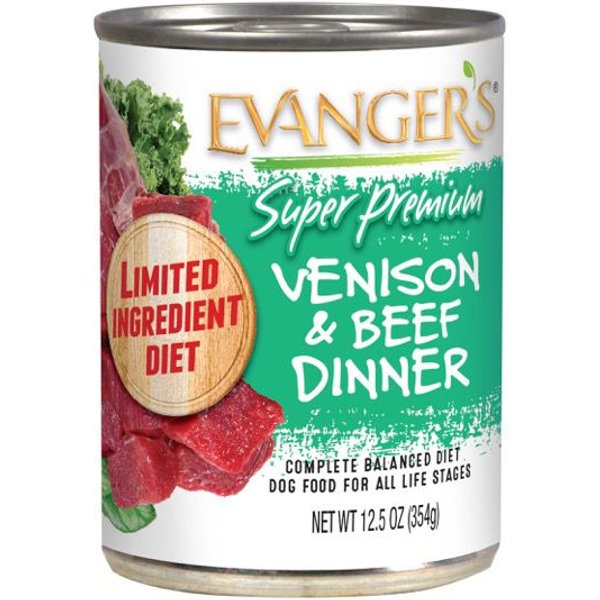 Evanger's Venison & Beef Dinner Grain-Free Canned Dog Food