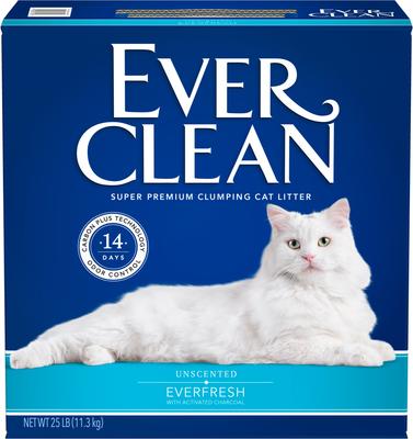 Show full view: Ever Clean Everfresh Unscented Clumping Clay Cat Litter, 25-lb box slide 3 of 12