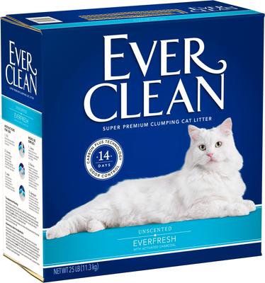 Show full view: Ever Clean Everfresh Unscented Clumping Clay Cat Litter, 25-lb box slide 5 of 12