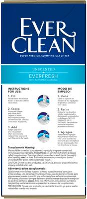 Show full view: Ever Clean Everfresh Unscented Clumping Clay Cat Litter, 25-lb box slide 8 of 12