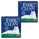 Ever Clean Extra Strength Unscented Clumping Clay Cat Litter, 25-lb box, bundle of 2