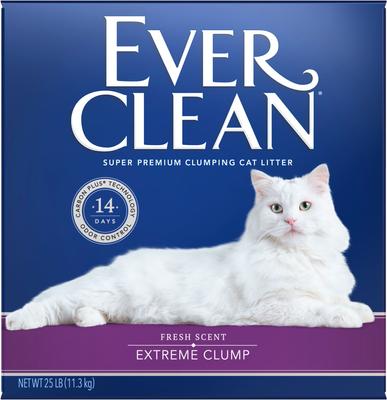 Show full view: Ever Clean Extreme Clump Fresh Scented Clumping Clay Cat Litter, 25-lb box slide 4 of 12