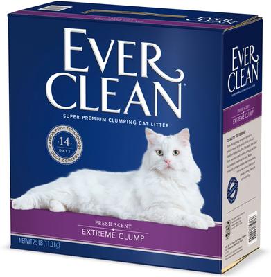 Show full view: Ever Clean Extreme Clump Fresh Scented Clumping Clay Cat Litter, 25-lb box slide 7 of 12