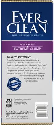 Show full view: Ever Clean Extreme Clump Fresh Scented Clumping Clay Cat Litter, 25-lb box slide 9 of 12