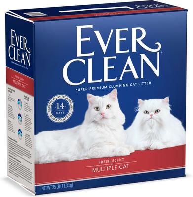 Show full view: Ever Clean Multi-Cat Fresh Scented Clumping Clay Cat Litter, 25-lb box slide 5 of 12
