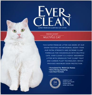 Show full view: Ever Clean Multi-Cat Fresh Scented Clumping Clay Cat Litter, 25-lb box slide 6 of 12