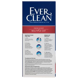 Ever Clean Multi-Cat Fresh Scented Clumping Clay Cat Litter, 25-lb box