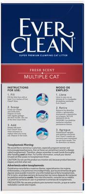 Show full view: Ever Clean Multi-Cat Fresh Scented Clumping Clay Cat Litter, 25-lb box slide 8 of 12