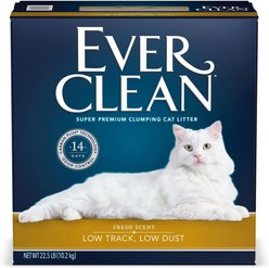 Ever Clean Super Premium Low Track Low Dust Fresh Scent Clumping Cat Litter, 22.5-lb box