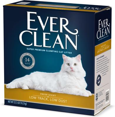 Show full view: Ever Clean Super Premium Low Track Low Dust Fresh Scent Clumping Cat Litter, 22.5-lb box slide 7 of 11