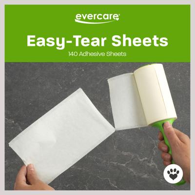 Show full view: Evercare Pet Plus Extreme Stick Ergo Grip Pet Lint Roller, 70 sheets twin pack slide 3 of 8