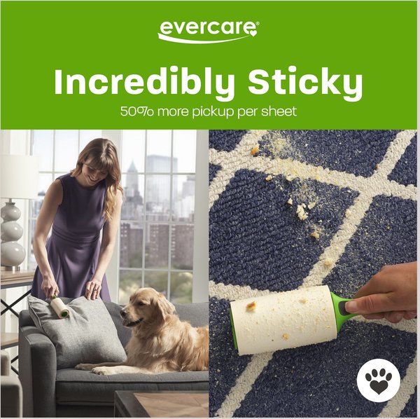 Evercare Pet Plus Extreme Stick Ergo Grip Pet Lint Roller