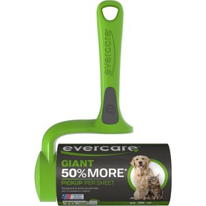Evercare Pet Plus Giant Extreme Stick T-Handle Pet Lint Roller, 70 sheets