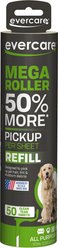 Evercare Pet Plus Mega Extreme Stick Large Surface Pet Lint Roller Refill, 100 sheets