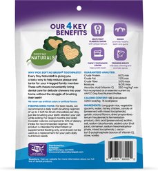 Every Day Naturals Soft No Brush Toothpaste Large Dental Dog Treats, 14-oz bag slide 2 of 4