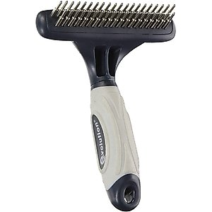 Evolution Dog Undercoat Grooming Rake with Rotating Pins