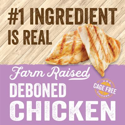 Show full view: Evolve Chicken, Pea, & Sweet Potato Recipe Kitten Formula Grain-Free Dry Kitten Food, 2.75-lb bag slide 4 of 11