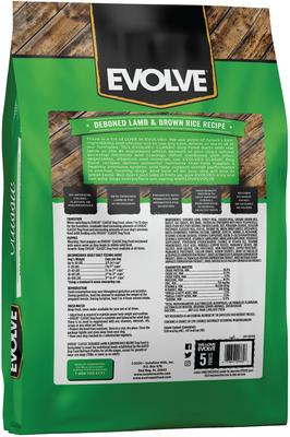 Show full view: Evolve Deboned Lamb & Brown Rice Recipe Dry Dog Food, 14-lb bag slide 3 of 11