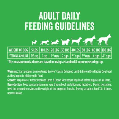 Show full view: Evolve Deboned Lamb & Brown Rice Recipe Dry Dog Food, 14-lb bag slide 9 of 11