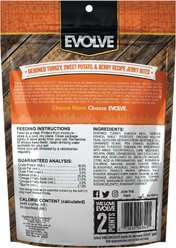 Evolve Turkey, Pea & Berry Recipe Jerky Bites Grain-Free Dog Treats, 12-oz bag slide 2 of 8