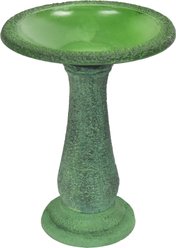 Exaco Bird Bath, 1.3-gal, Dark/Light Green
