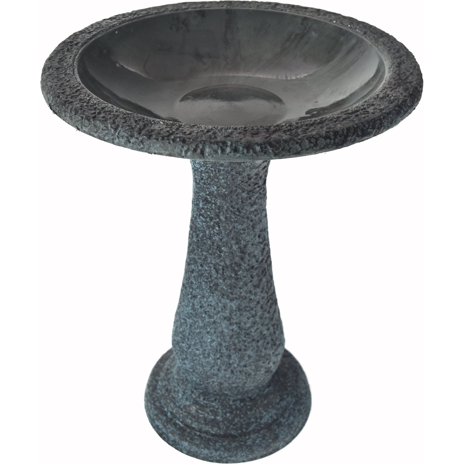 Exaco Bird Bath, 1.3-gal, Grey/Blue