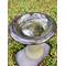 Show in main carousel: Exaco Florentine Marbleized Bird Bath, 2-gal, Green slide 3 of 6