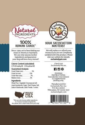 Show full view: Exclusively Dog Best Buddy Bits Cheese Flavor Dog Treats, 5.5-oz bag slide 3 of 7