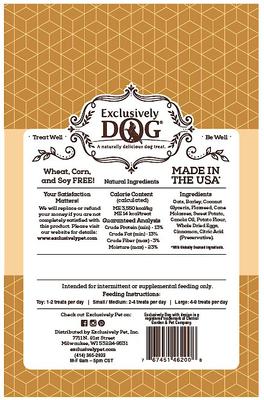 Show full view: Exclusively Dog Boho Biscuits Sweet Potato Flavor Soft & Chewy Dog Treats, 7-oz bag slide 4 of 10