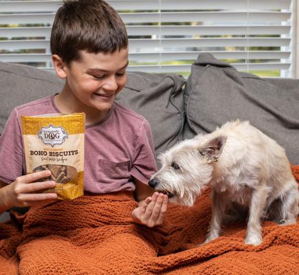 Show full view: Exclusively Dog Boho Biscuits Sweet Potato Flavor Soft & Chewy Dog Treats, 7-oz bag slide 9 of 10