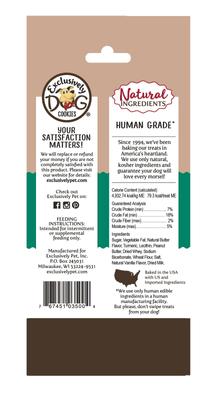 Show full view: Exclusively Dog Peanut Butter Sandwich Cremes Dog Treats, 8-oz bag slide 3 of 9